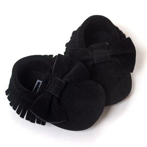 Baby Suede Moccasins Soft Sole Tassels Prewalker
